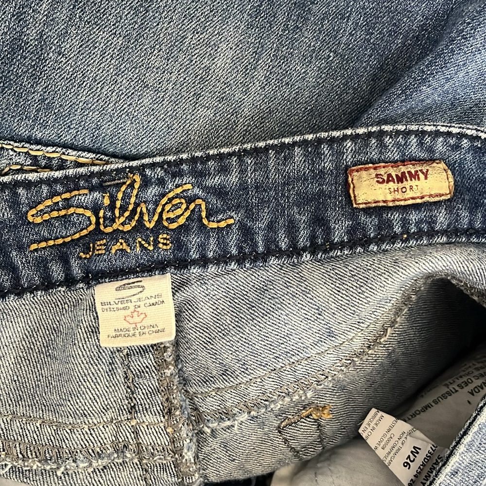 Silver Sammy Distressed Denim Shorts - Picture 12 of 14